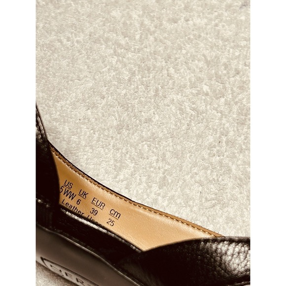 Naturalizer Women's Jayla Low Heel Slingback Black Leather Pump 8.5 WW Comfort - Picture 8 of 10